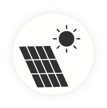 Schwarze Solar Wegeleuchte Modern, Jackson, 2W, 2700K LED, IP65, 3-stufig dimmbar