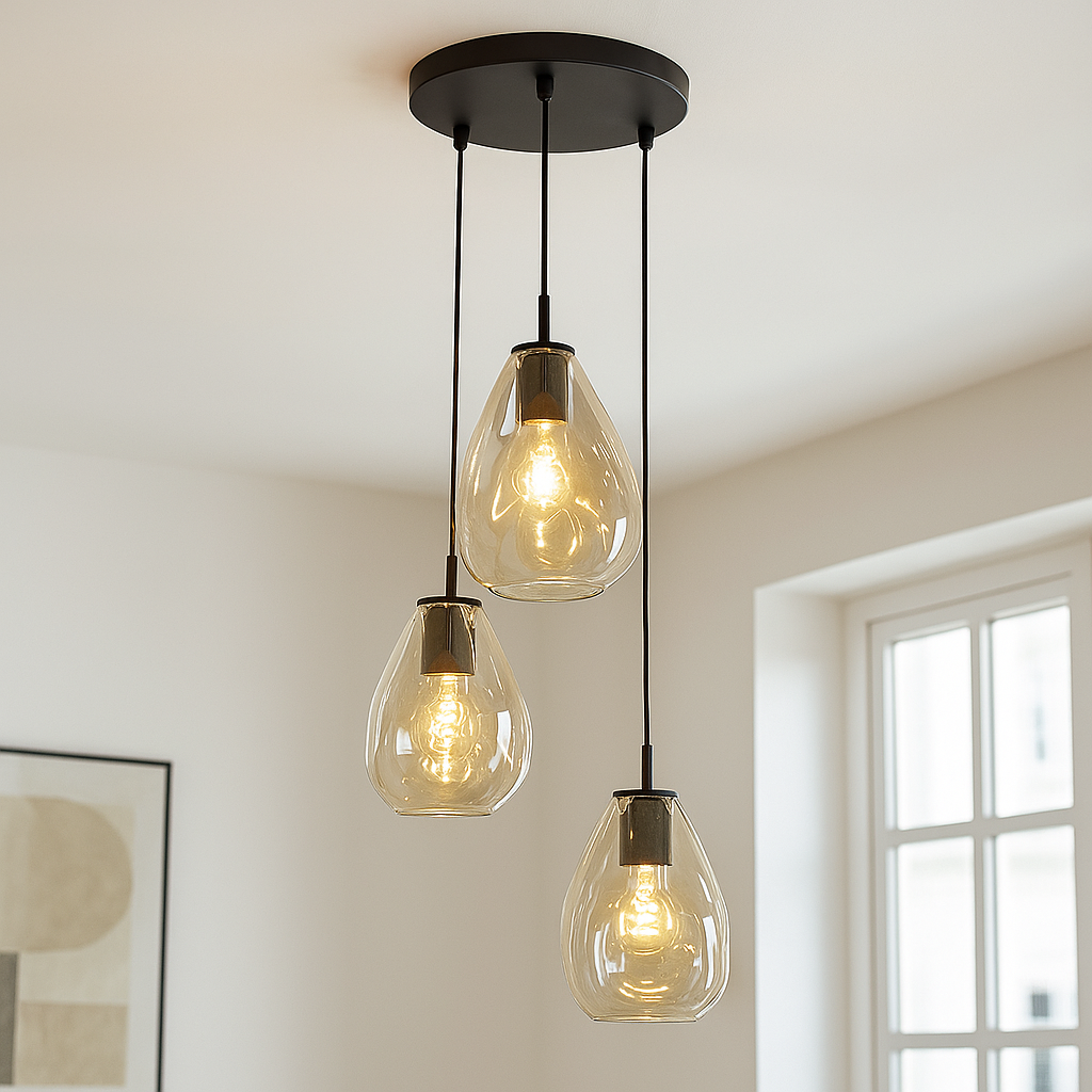 Design Pendelleuchte Bernstein, Evito