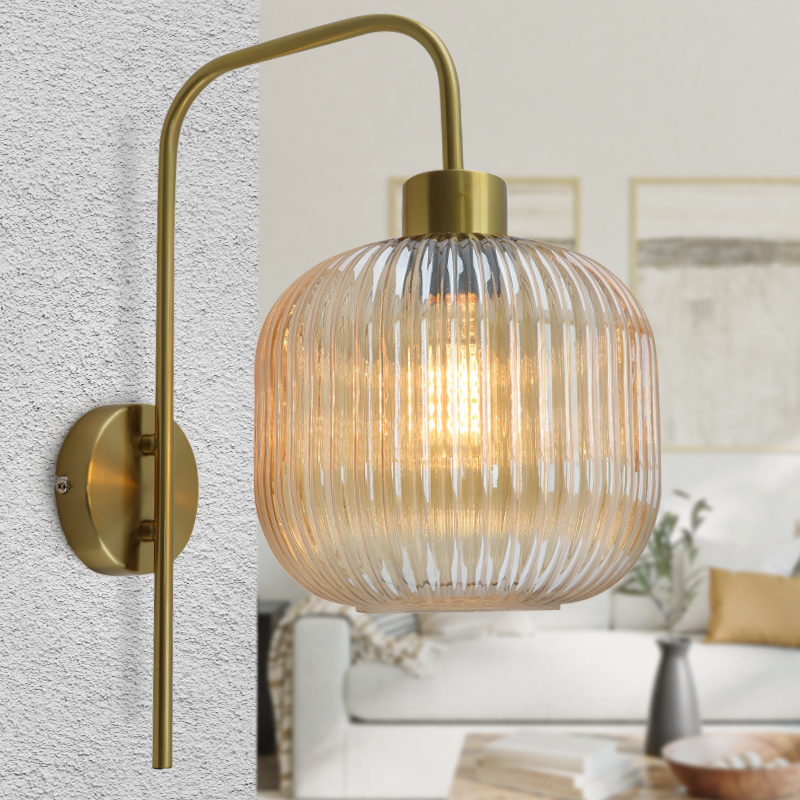 Design Wandleuchte Bernstein, Charlois