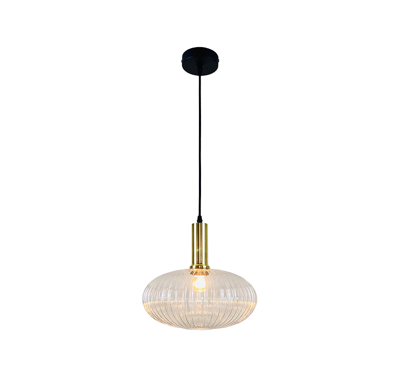 Retro Pendelleuchte Transparent, Charlois