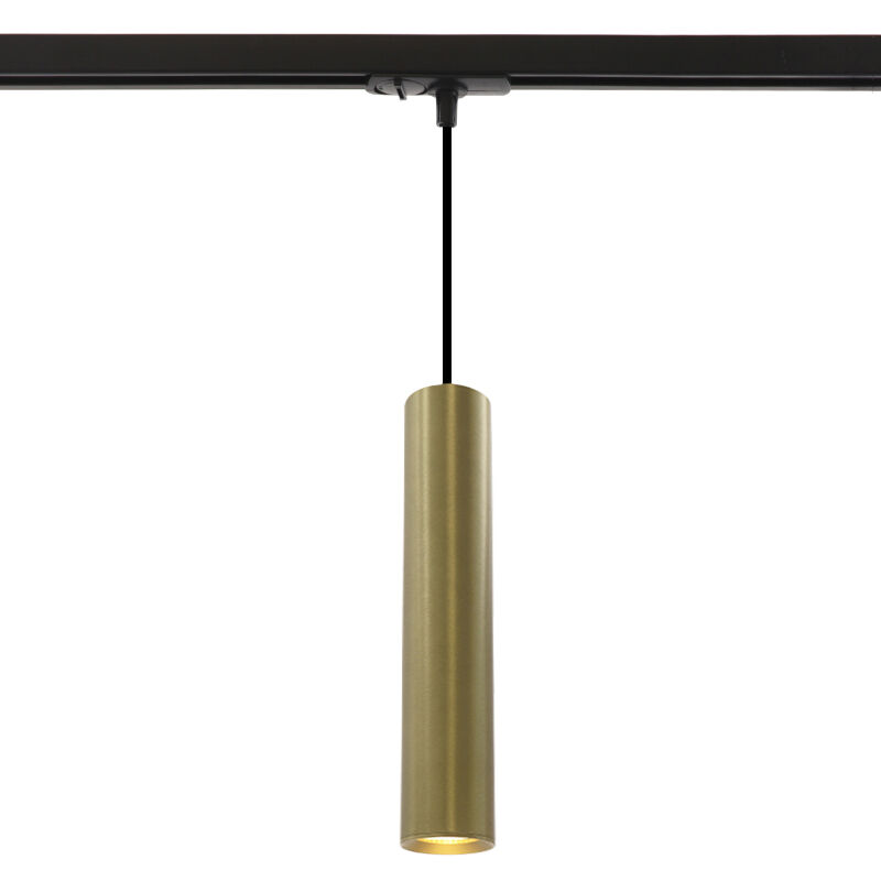 Moderne 1 phase Schienen Lampe Messing, Nadi