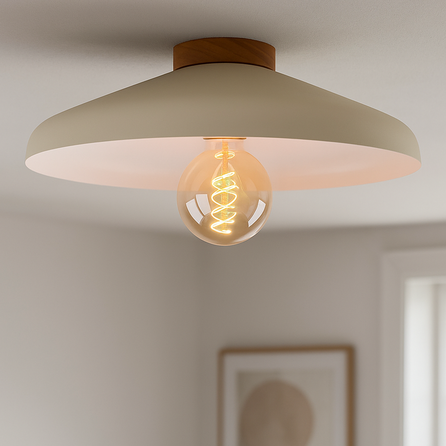 Landhaus Deckenleuchte Beige, Freddie