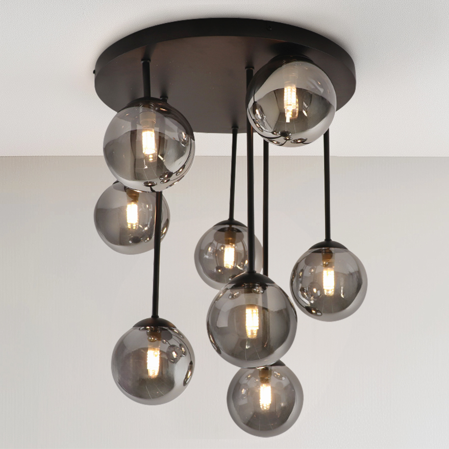 Design Deckenleuchte Grau, Stacy