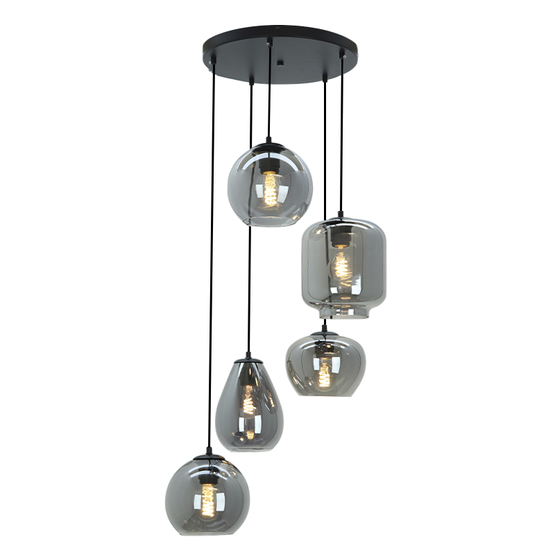 Moderne Pendelleuchte Grau, Caia