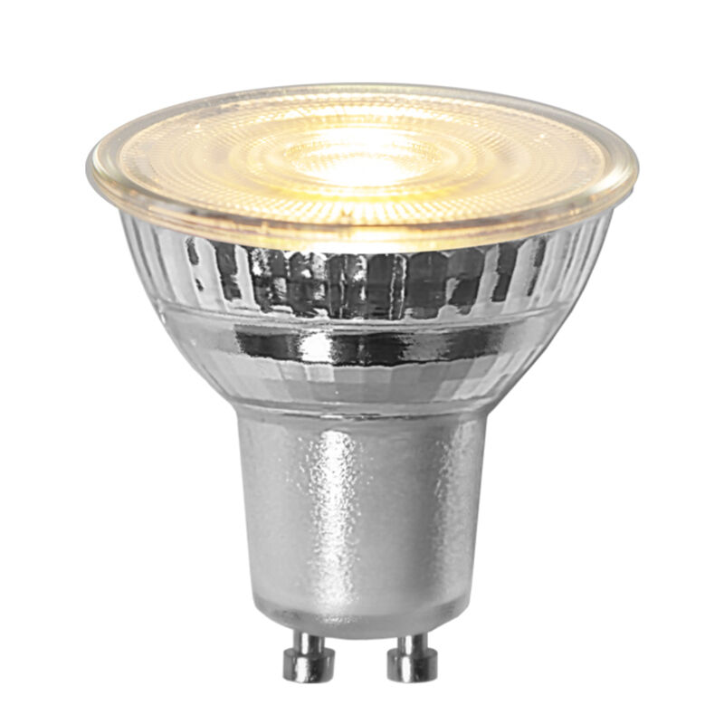 Dimmbare GU10 LED-Lampe, Atilla, transparent, 4,4w, 3000K