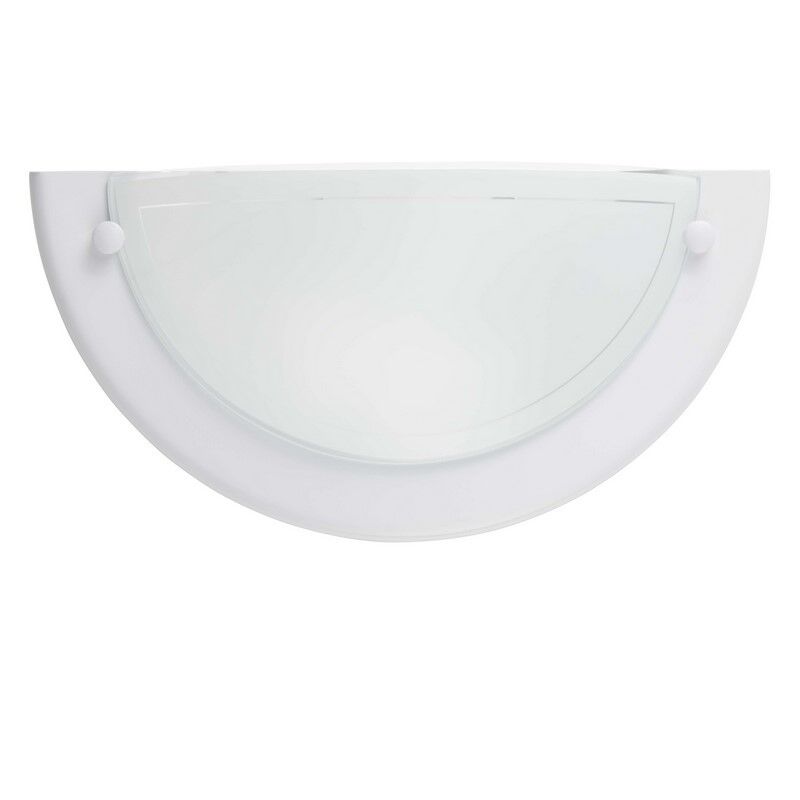 Glas Wandleuchte Weiß, Angely