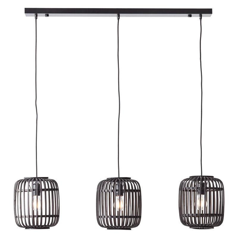 Holz Pendelleuchte Schwarz, Brain