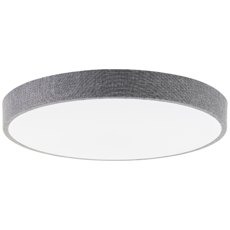 Landhaus Deckenlampe Grau, Soeraya, 36W, warm- bis kaltweiß einstellbare LED, mit Fernbedienung