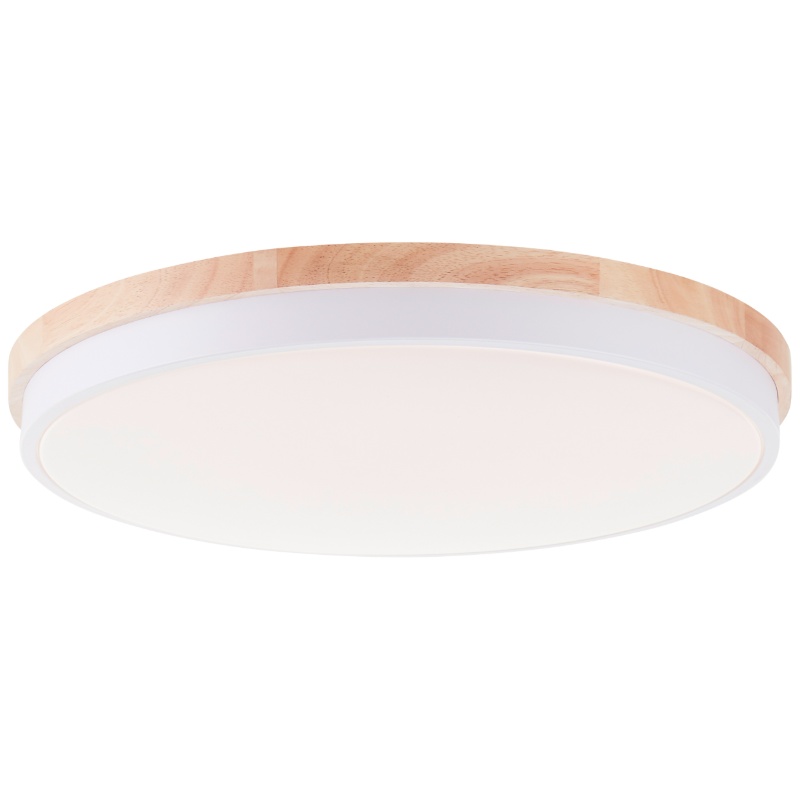 Moderne Deckenleuchte Holz, Marloes, 36W, White Switch LED, mit Fernbedienung
