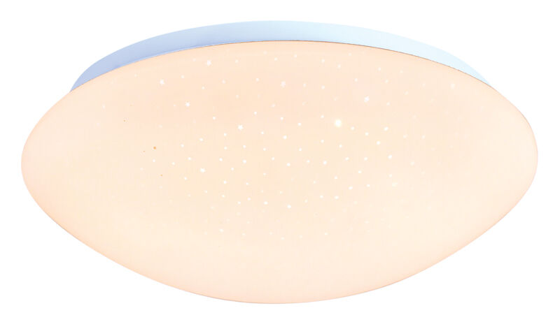 Kunststoff Deckenlampe Weiß, Djalissa, 12W, 4000K LED