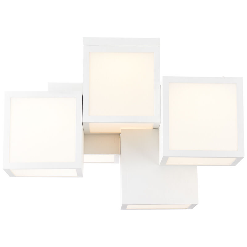 Moderne Deckenleuchte Weiß, Aysun, 40W, 3000K LED