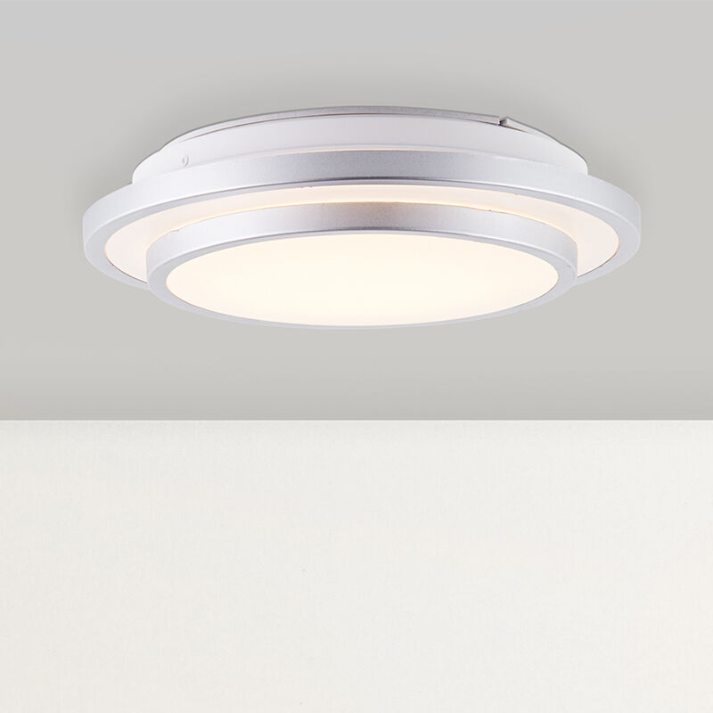 Moderne Deckenlampe Chrom, Richie, 12W, 3000K LED