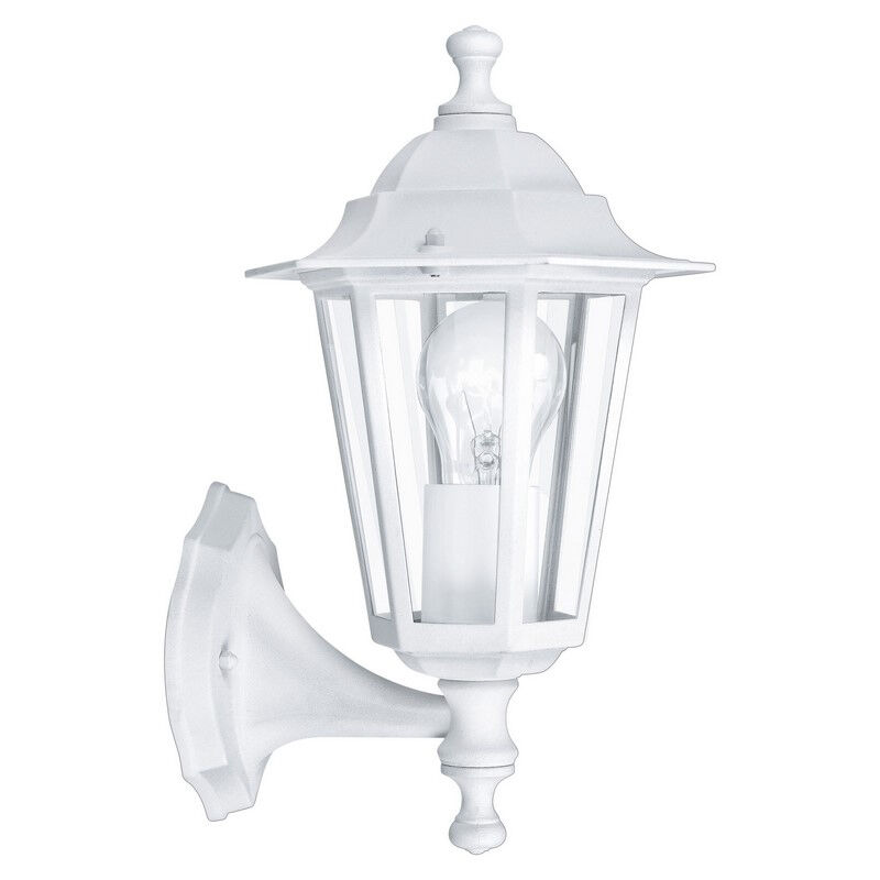 Weiße antik Außenleuchte Aluminium, Alieke, IP44