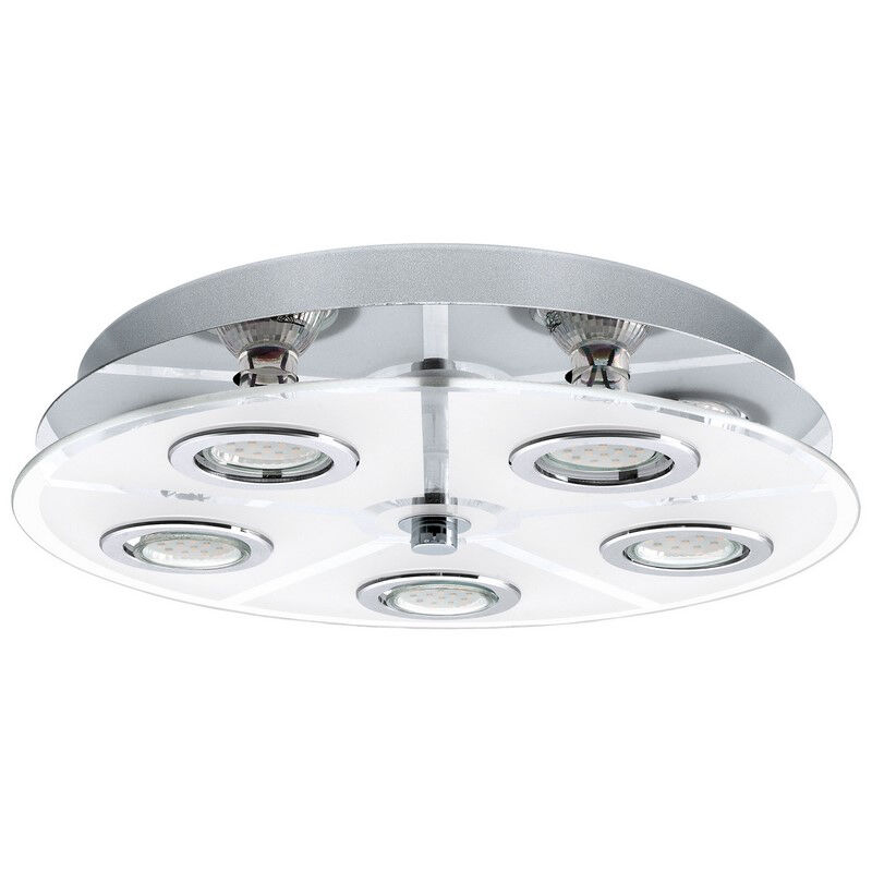 Chrom moderne Deckenlampe Glas, Lusie