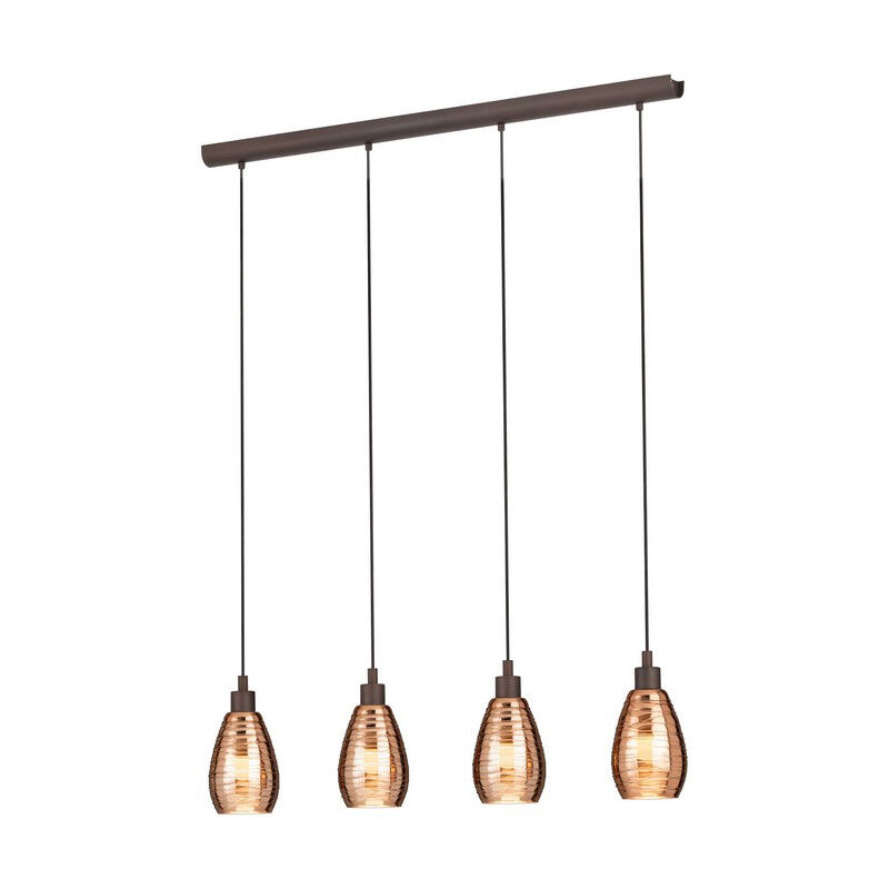 Braune design Pendelleuchte Glas, Kik