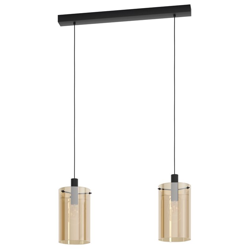 Bernstein moderne Pendelleuchte Glas, Ritesh
