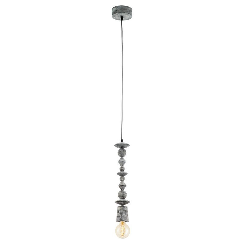 Holz Pendelleuchte Schwarz, Abel
