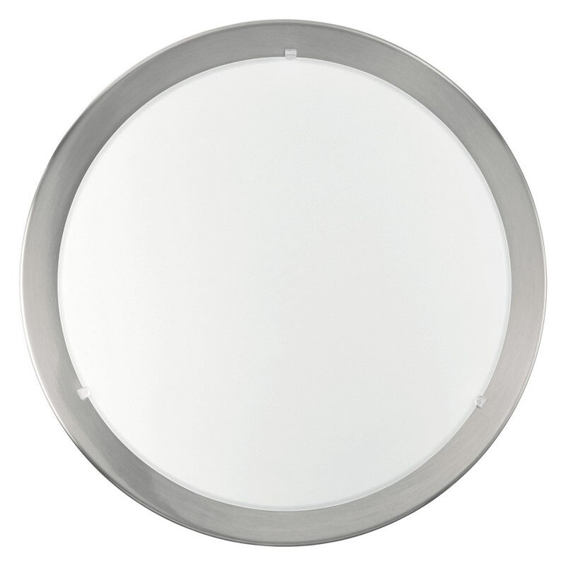 Nickel Deckenlampe Glas, Agena