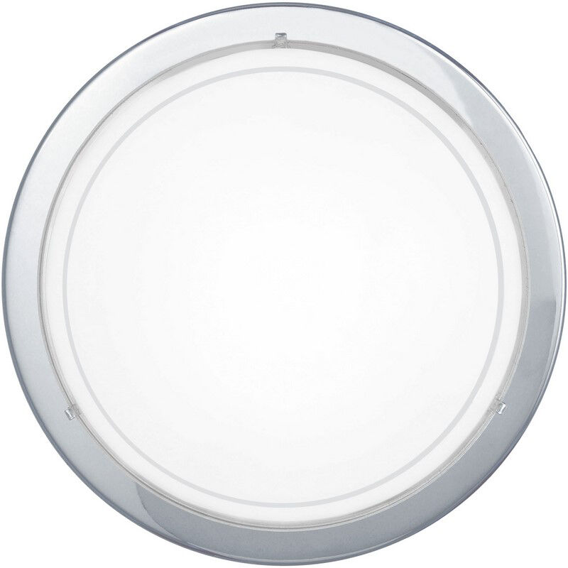 Chrom Deckenlampe Glas, Agena