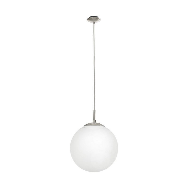 Nickel moderne Pendelleuchte Glas, Dave