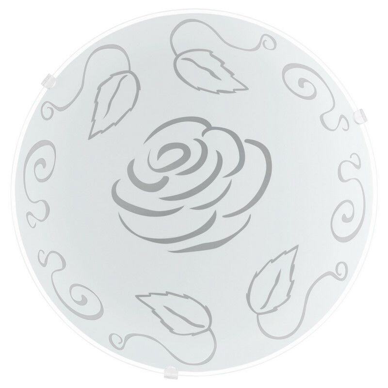 Weiße Deckenlampe Glas, Bada