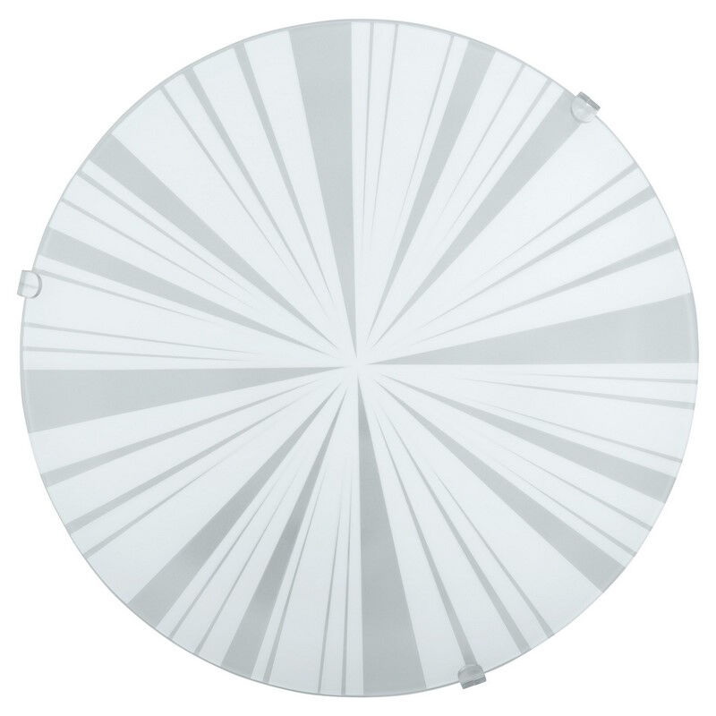 Weiße Deckenlampe Glas, Bada