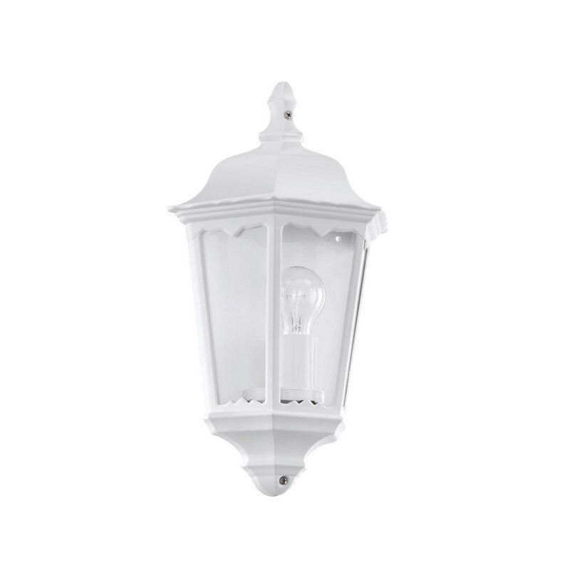 Weiße antik Außenleuchte Aluminium, Leanna, IP44