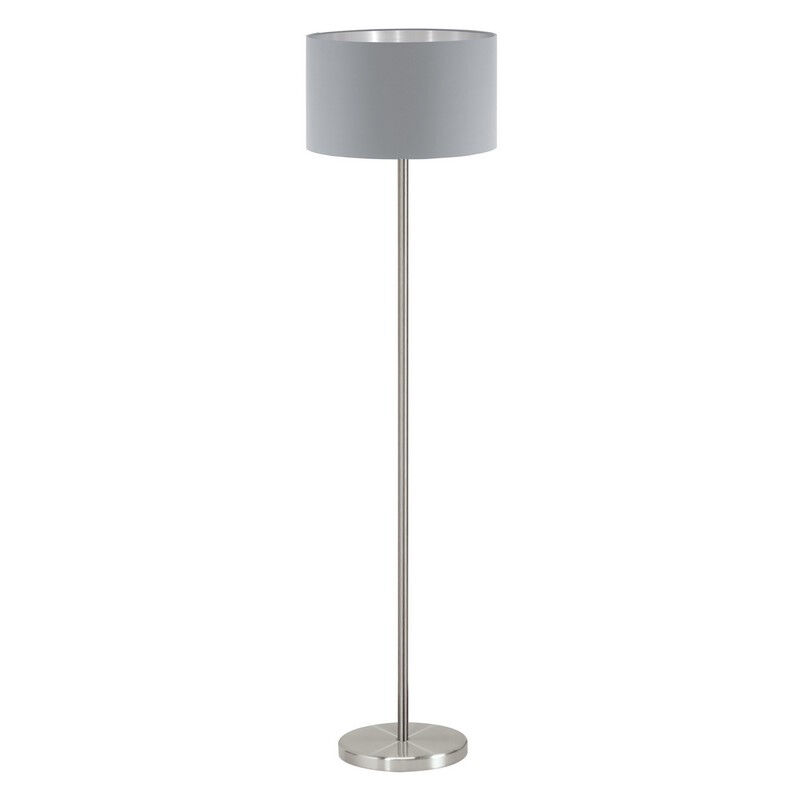 Graue moderne Stehlampe Stoff, Terme, mit Schalter
