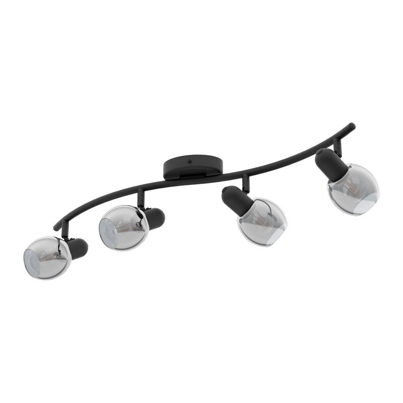 Schwarze design Deckenstrahler Stahl, Ritchy
