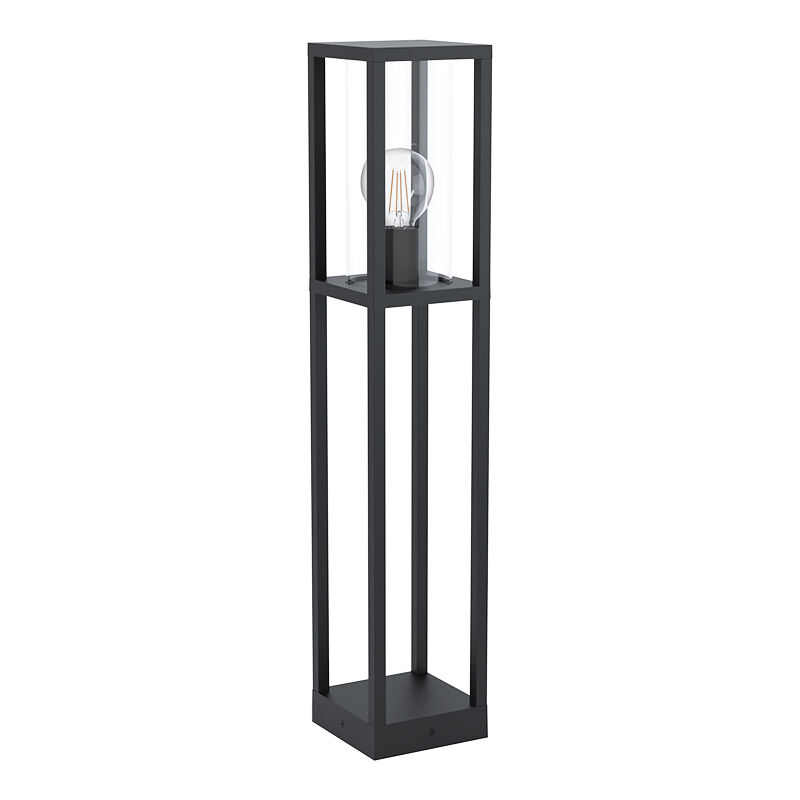 Schwarze moderne Außenleuchte Aluminium, Laszlo, IP54