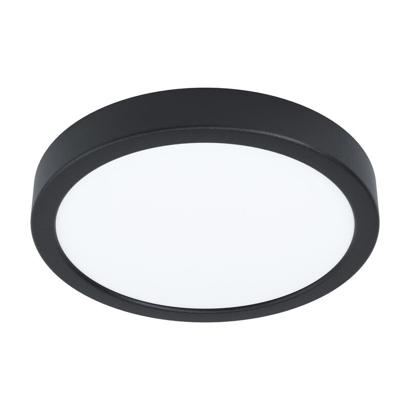 Schwarze Deckenleuchte Stahl, Pascale, 16W, 4000K LED