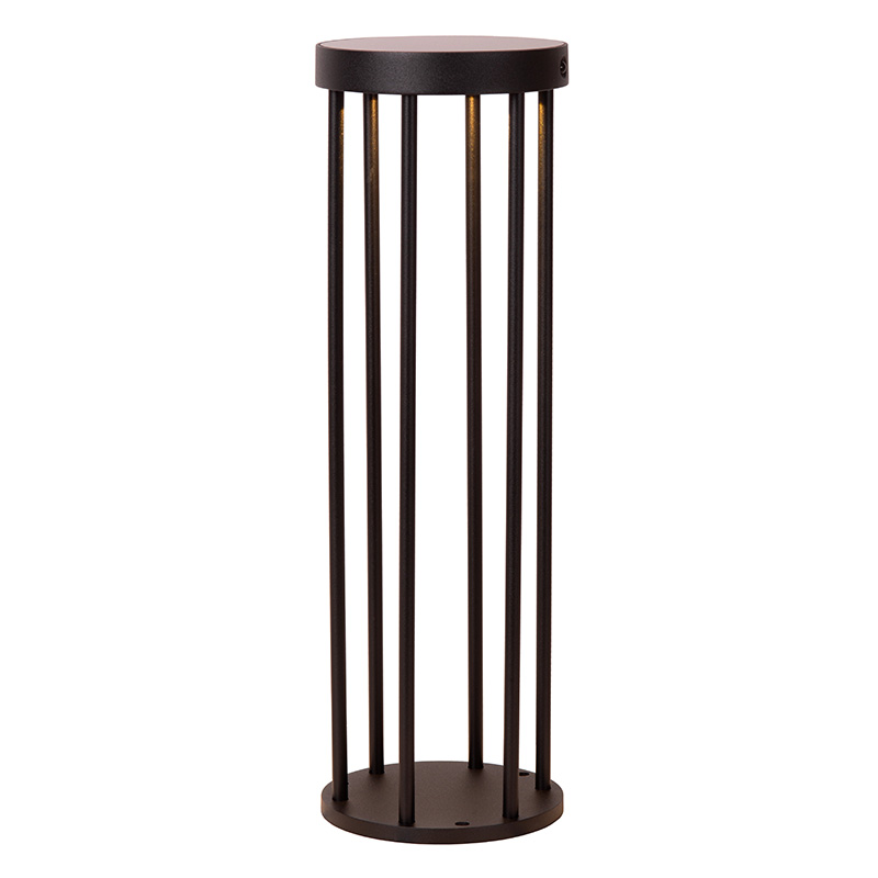 Schwarze Solar Wegeleuchte Modern, Jackson, 2W, 2700K LED, IP65, 3-stufig dimmbar
