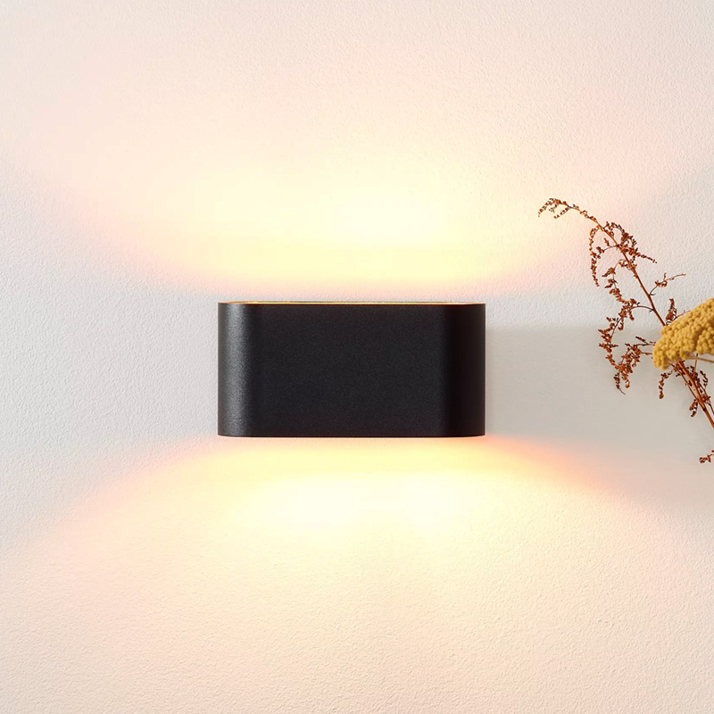 Schwarze Wandleuchte Modern, Xera