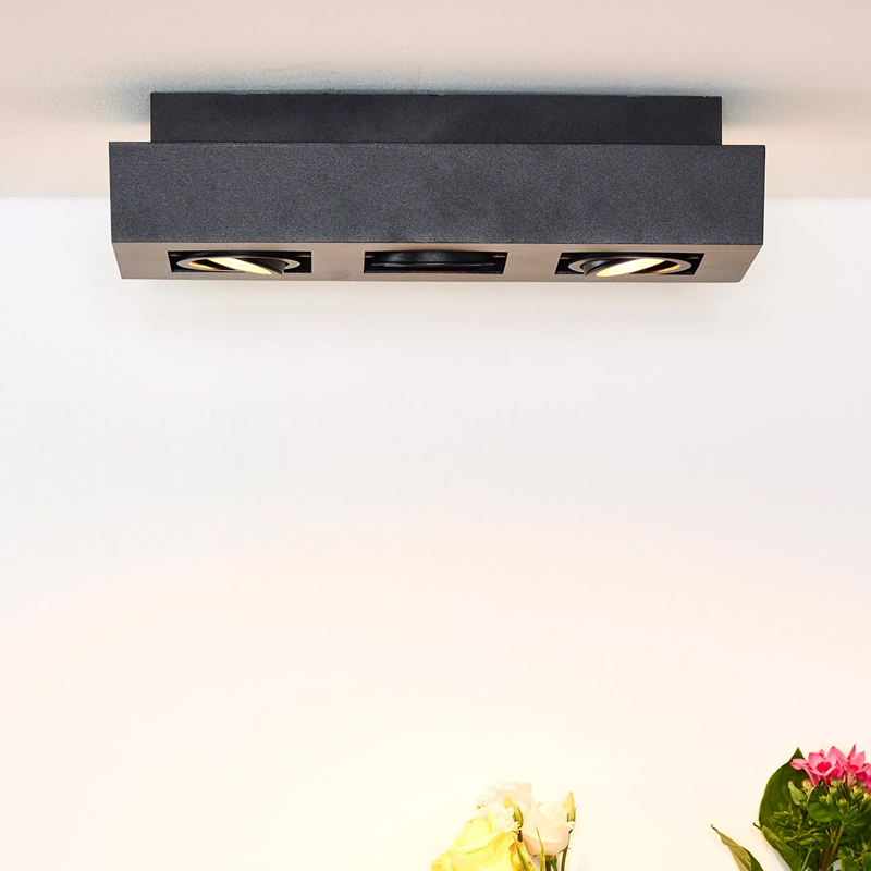 Schwarze Deckenstrahler Modern, Xirax