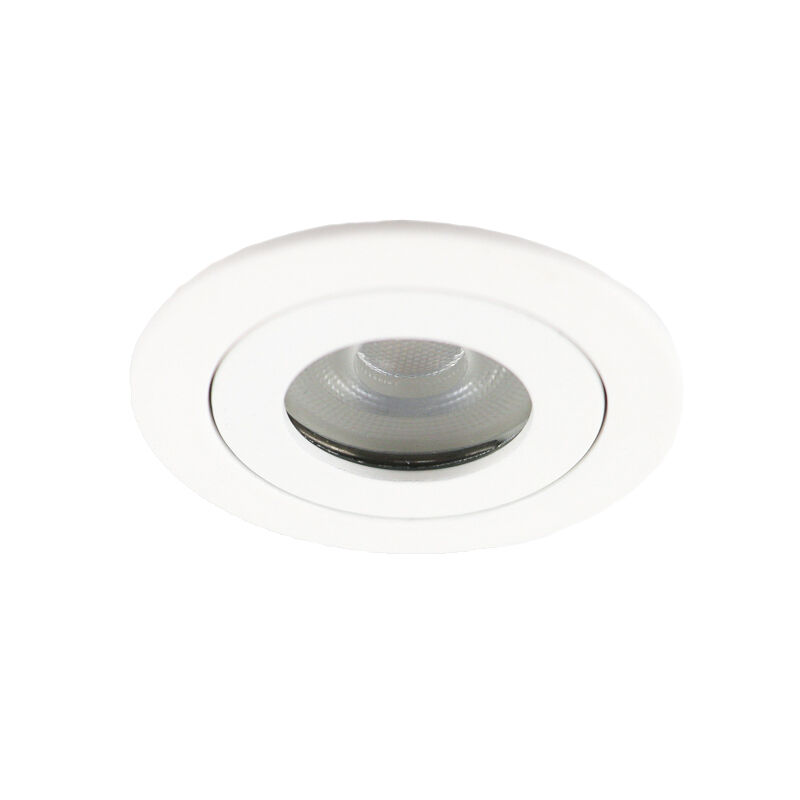 Weiße moderne Badezimmer Einbaustrahler Aluminium, Dorx, IP44