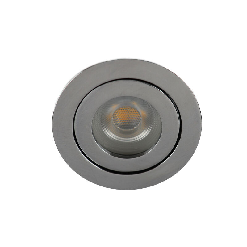 Chrom moderne Badezimmer Einbaustrahler Aluminium, Dorx, IP44