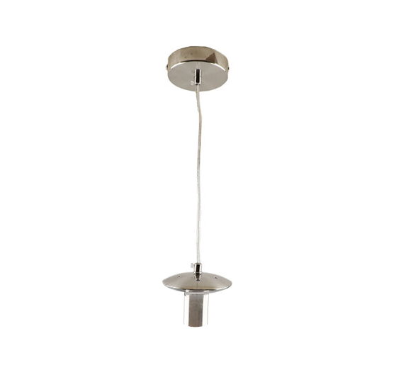 Metall Pendelleuchte ohne Schirm Nickel, Minne