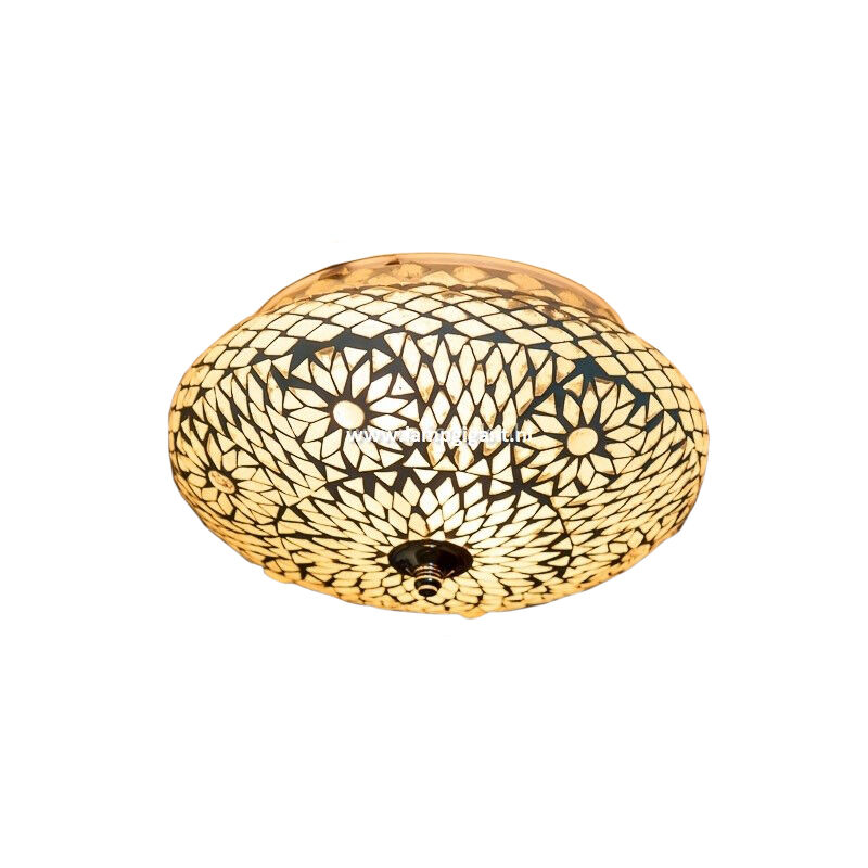 Transparente Mosaik Deckenlampe Orientalisch, Mimoun