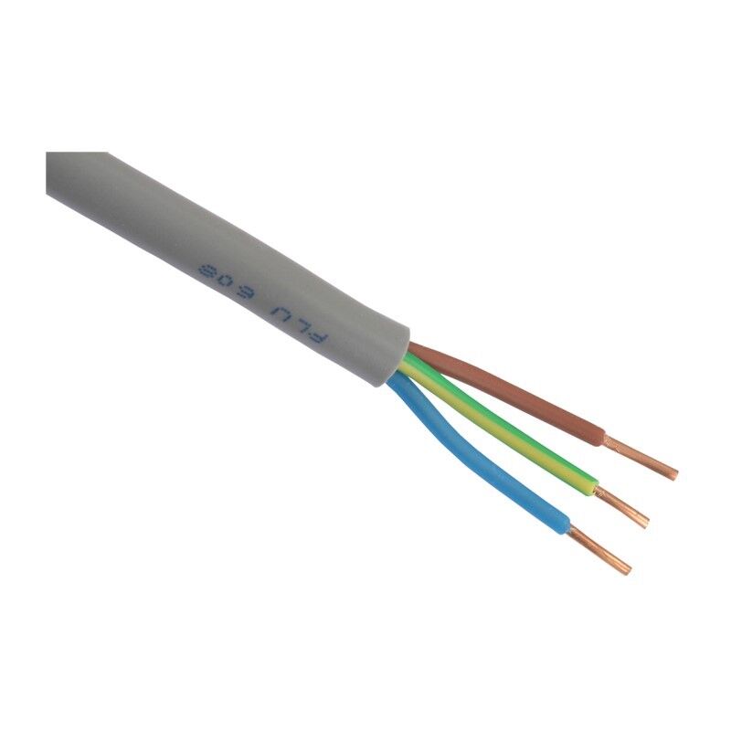 5 Meter Außenkabel XMVK 3 x 2,5 mm, grau