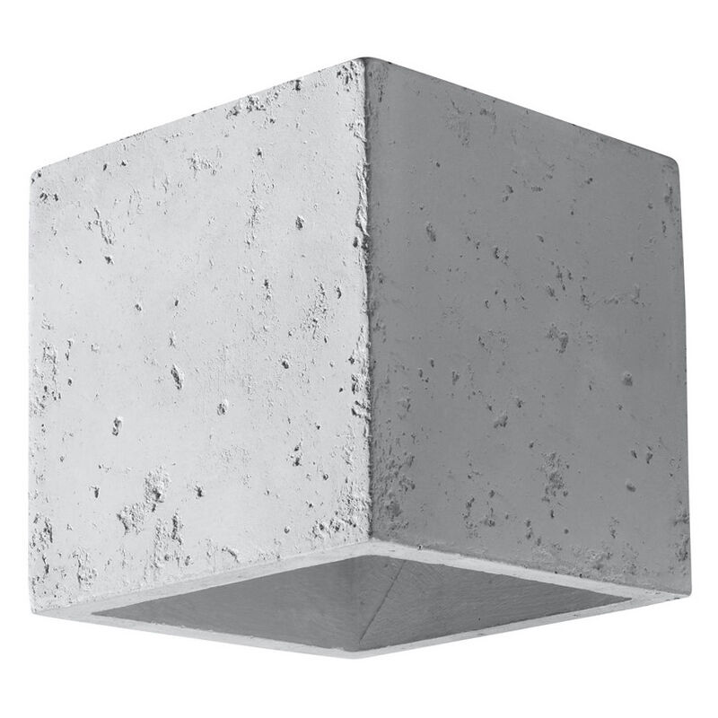 Beton Up down Wandleuchte Grau, Andro