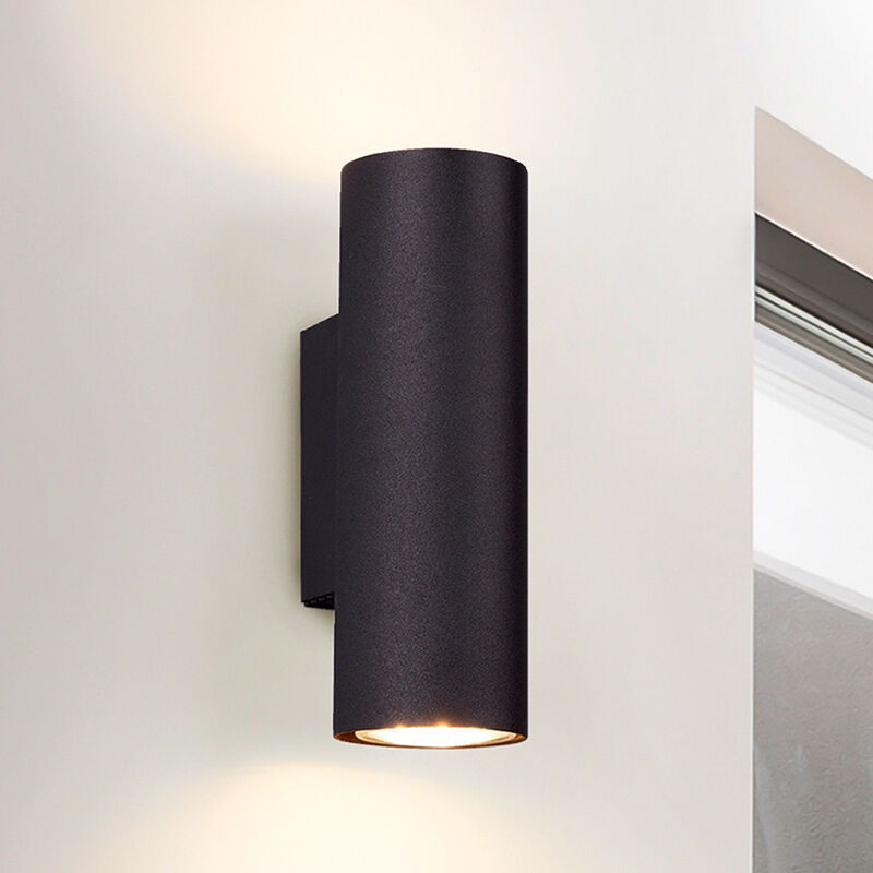 Schwarze Up down Wandleuchte Modern, Kaso