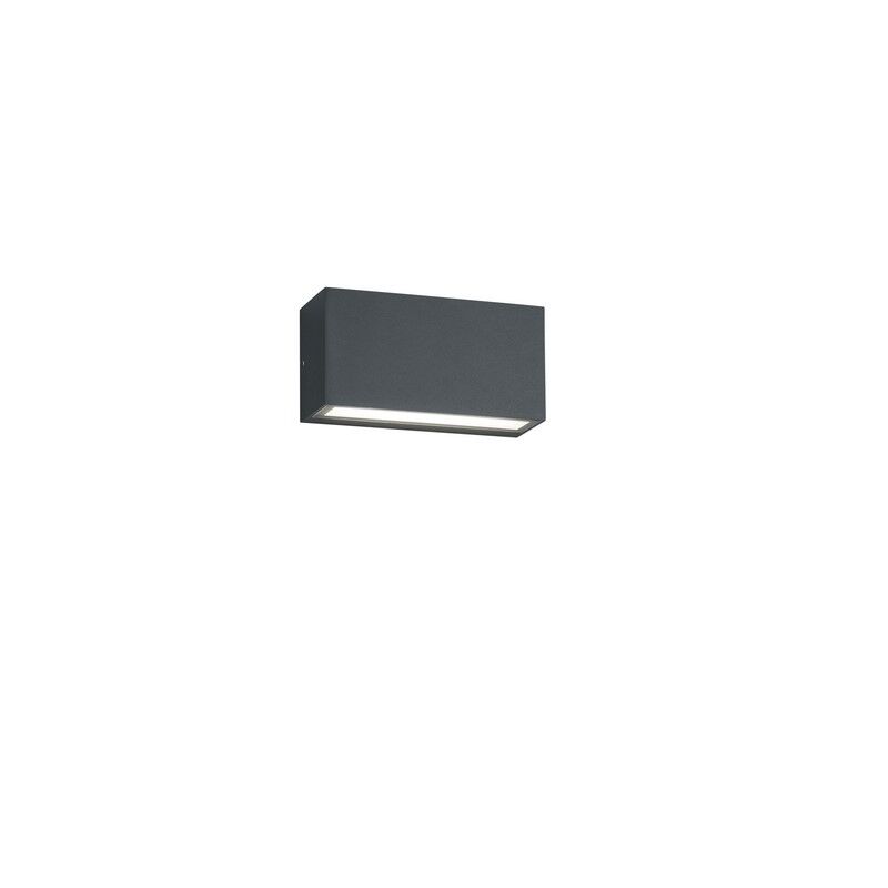Anthrazit Außenleuchte Modern, Seby, 10W, 3000K LED, IP65