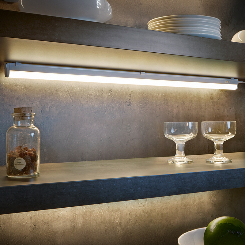 Weiße Deckenleuchte Kunststoff, Irmak, 13W, 3000K LED, mit Schalter