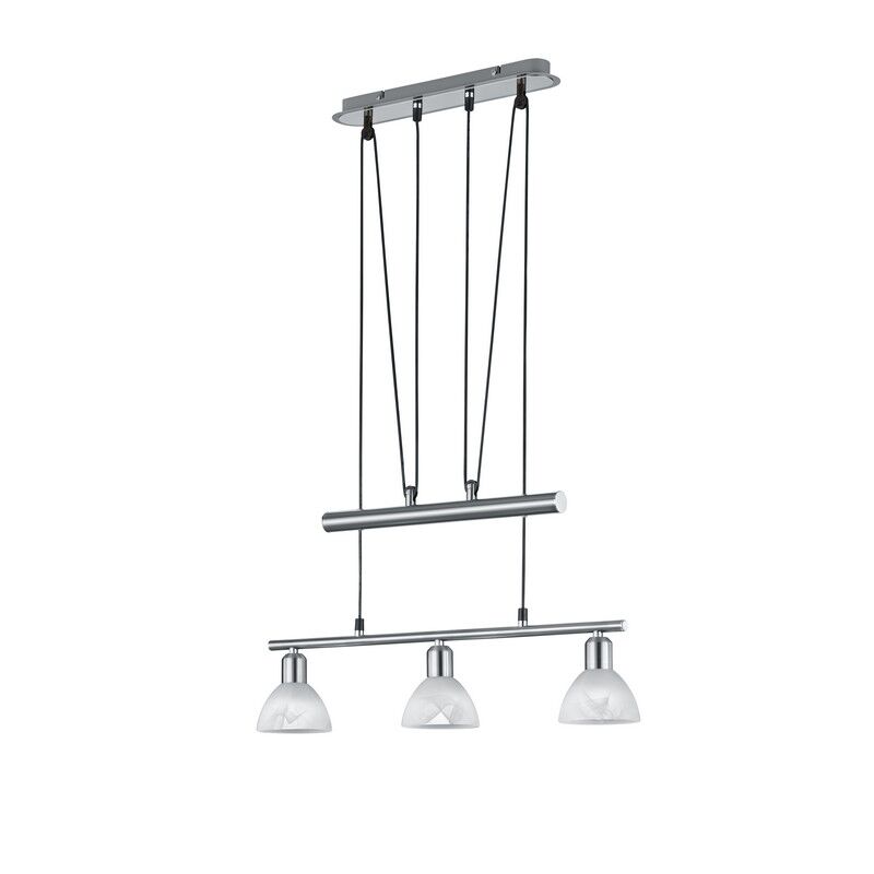 Nickel Pendelleuchte Modern, Gustav