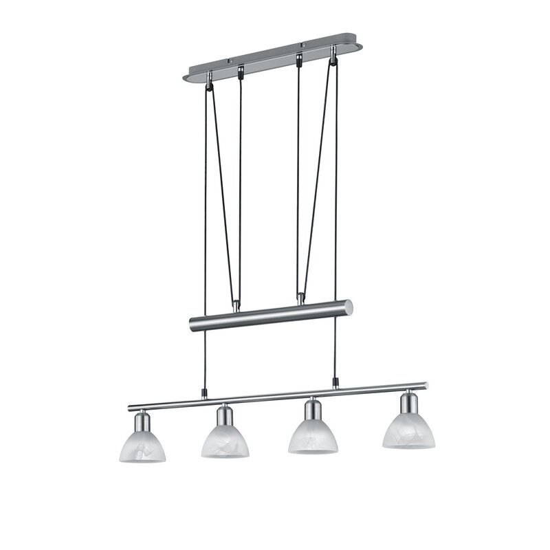 Nickel Pendelleuchte Modern, Gustav