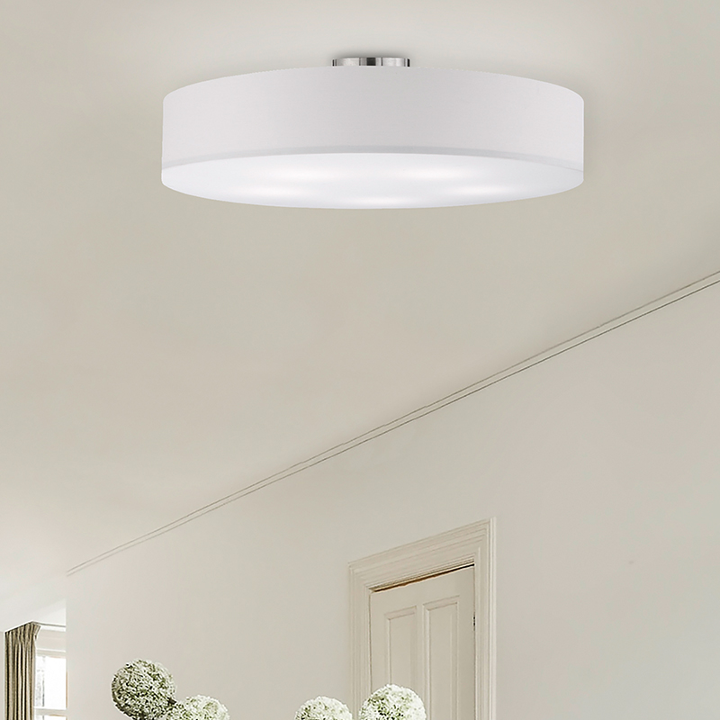 Nickel Deckenlampe Metall, Ledbury