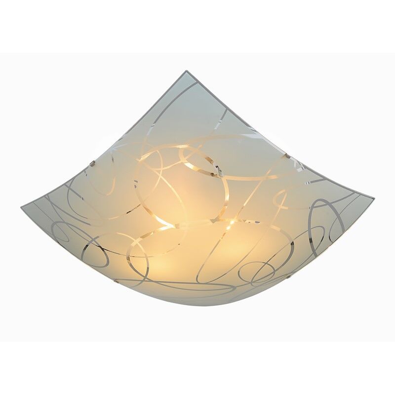 Weiße Deckenlampe Antik, Antoine