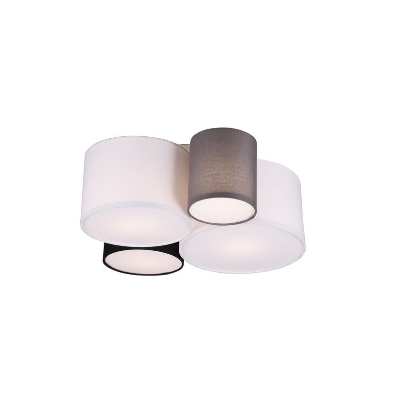 Mehrfarbige Deckenlampe Stoff, Ledbury