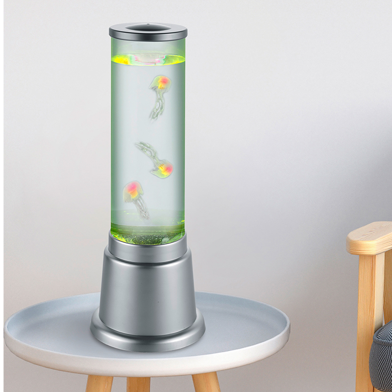 Silberne Kinder Tischleuchte Design, Berke, 6W, 3000K LED, mit Schalter