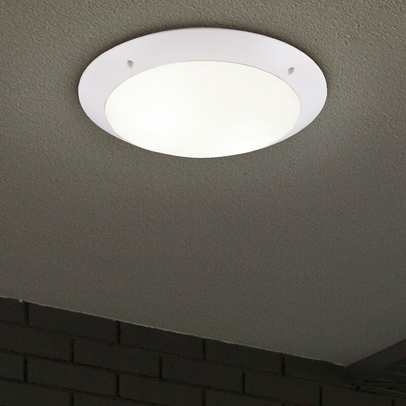Weiße Deckenlampe Modern, Gandrup, IP54